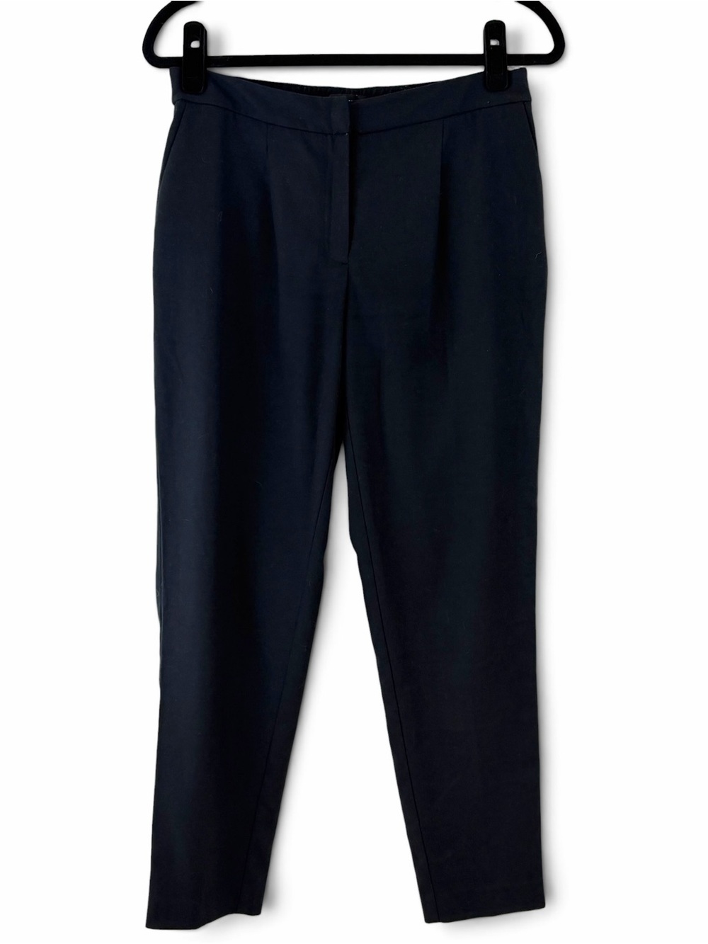 Trouvé Women’s Black Slim Ankle Pants Pleated Trousers | Size 6